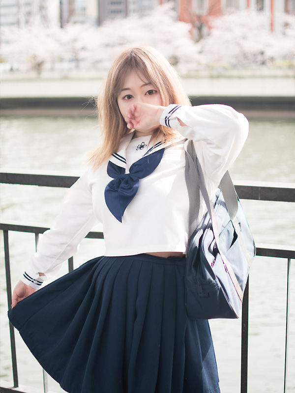 もか♡潮吹girl｜大阪 梅田 兎我野町 ホテルヘルス【パンチラJK】〜NO PANTY NO LIFE〜『見たい！嗅ぎたい！触りたい！！』キュートで無邪気な小悪魔JKがエロエロ全開大胆ご奉仕♪