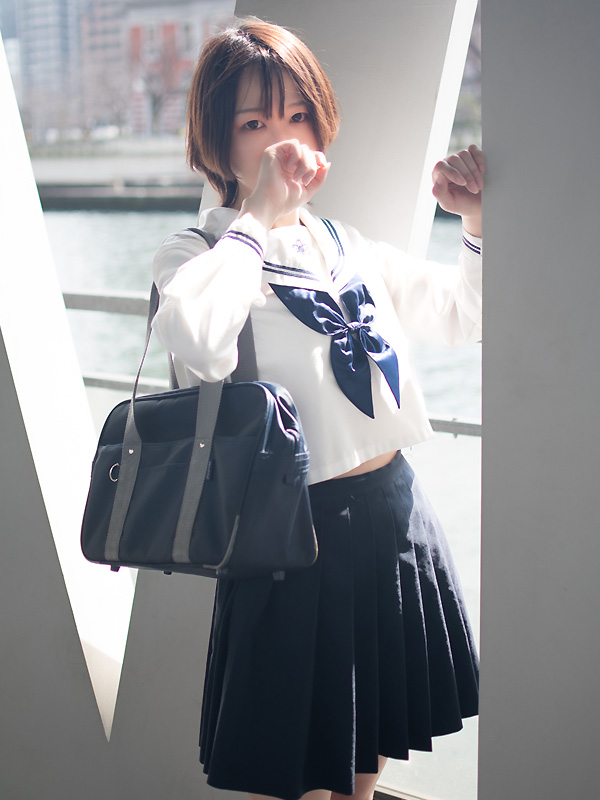 つゆ♡ﾘｱﾙ処〇!!(21)｜大阪 梅田 兎我野町 ホテルヘルス【パンチラJK】〜NO PANTY NO LIFE〜『見たい！嗅ぎたい！触りたい！！』キュートで無邪気な小悪魔JKがエロエロ全開大胆ご奉仕♪