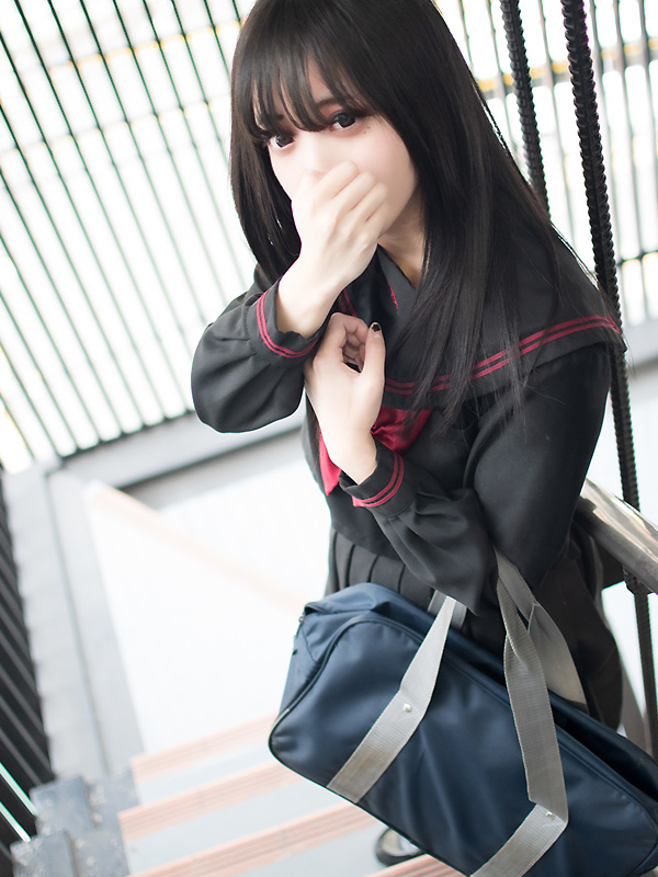 ちふゆ♡黒髪美少女｜大阪 梅田 兎我野町 ホテルヘルス【パンチラJK】〜NO PANTY NO LIFE〜『見たい！嗅ぎたい！触りたい！！』キュートで無邪気な小悪魔JKがエロエロ全開大胆ご奉仕♪